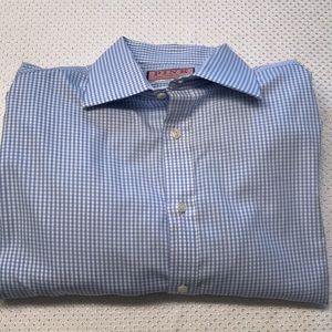 Thomas Pink men’s dress shirt blue check